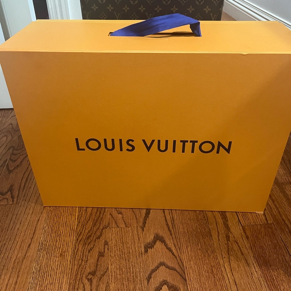 Louis Vuitton Monogram Canvas in Brown and Tan carry on roller bag